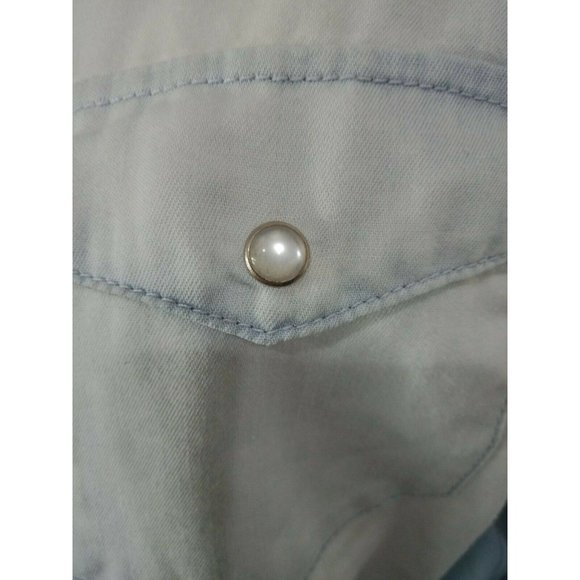 Dotti - Denim Shirt - Blue and White - Size 8 - Picture 3 of 5